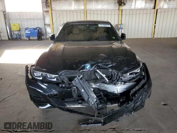 2022 BMW 3 Series 330e with VIN 3MW5P7J06N8C78131, listed as a Copart auction lot 47766015 with 17,100 mi miles and Salvage Title. Bid and sale history available at carsss.com. Image 5.