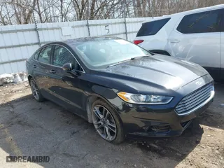 2015 Ford Fusion Titanium with VIN 3FA6P0D91FR277852, listed as a IAAI auction lot 41775806 with 82,684 mi miles. Bid and sale history available at carsss.com. Image 1.