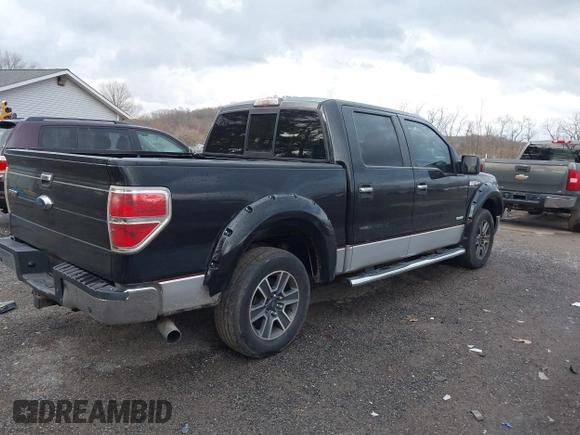 2013 Ford F-150 XL with VIN 1FTFW1ET1DFA13392, listed as a IAAI auction lot 41834459 with 153,797 mi miles and . Bid and sale history available at carsss.com. Image 4.