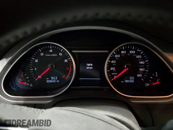 2014 Audi Q7 3.0T S line Prestige with VIN WA1DGAFE5ED009146, listed as a Copart auction lot 50898925 with 180,306 mi miles and Salvage Title. Bid and sale history available at carsss.com. Image 9.