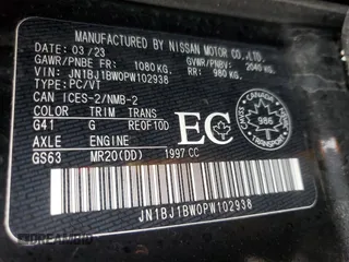 2023 Nissan Qashqai SV z VIN JN1BJ1BW0PW102938, wystawiony jako Copart lot #50021625 z przebiegiem 69 642 mil mil oraz Szkody całkowita. Historia ofert i sprzedaży dostępna na DreamBid. Obrazek 14.