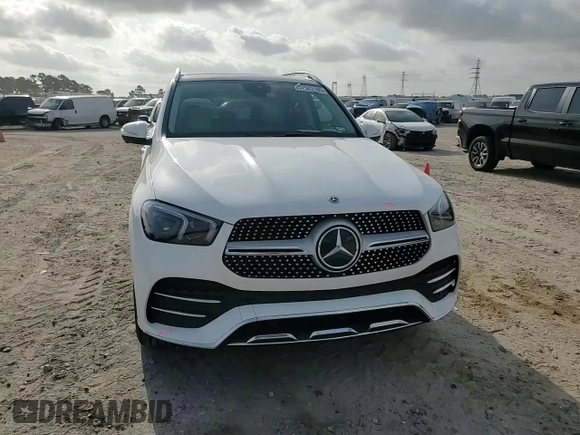 2022 Mercedes-Benz GLE 350 with VIN 4JGFB4JB2NA614931, listed as a Copart auction lot 57523185 with 51,340 mi miles and Salvage title. Bid and sale history available at DreamBid. Image 14.