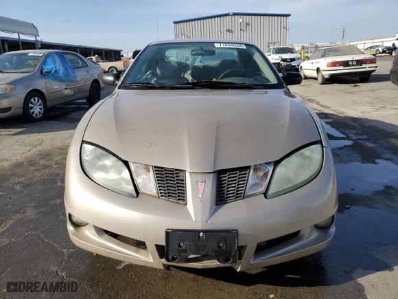 2005 Pontiac Sunfire with VIN 3G2JB12F85S190317, listed as a Copart auction lot 71834034 with 124,282 mi miles and Salvage Title. Bid and sale history available at carsss.com. Image 5.