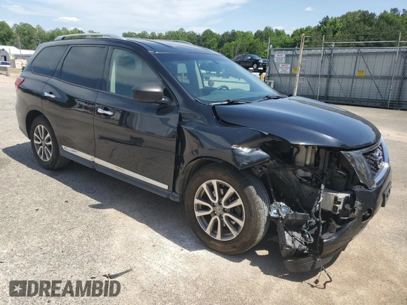 2015 Nissan Pathfinder Platinum with VIN 5N1AR2MM3FC637468, listed as a Copart auction lot 57300945 with 155,378 mi miles and Salvage title. Bid and sale history available at DreamBid. Image 4.
