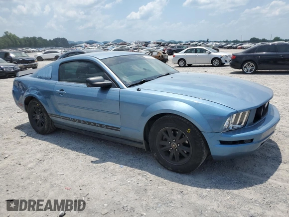 2007 Ford Mustang Deluxe with VIN 1ZVFT80N575339522, listed as a Copart auction lot 62088905 with 204,172 mi miles and Clean title. Bid and sale history available at DreamBid. Image 4.