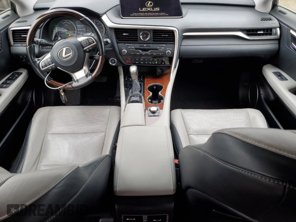 2018 Lexus RX with VIN JTJDGKCA7J2002652, listed as a Copart auction lot 43622615 with 80,374 mi miles and Salvage Title. Bid and sale history available at carsss.com. Image 8.