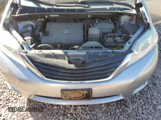 2011 Toyota Sienna LE with VIN 5TDJK3DC6BS028132, listed as a Copart auction lot 47260205 with 193,216 mi miles and Salvage Title. Bid and sale history available at carsss.com. Image 13.