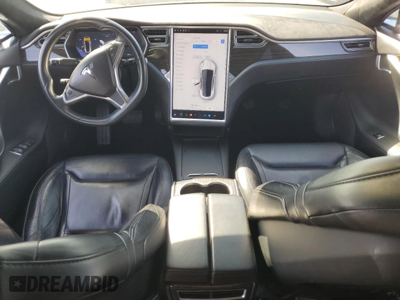 2016 Tesla Model S 90D with VIN 5YJSA1E2XGF155351, listed as a Copart auction lot 46700225 with 133,652 mi miles and Salvage Title. Bid and sale history available at DreamBid. Image 8.