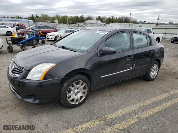 2010 Nissan Sentra 2.0 S with VIN 3N1AB6AP7AL700893, listed as a Copart auction lot 53260875 with 0 mi miles and Salvage Title. Bid and sale history available at carsss.com. Image 1.