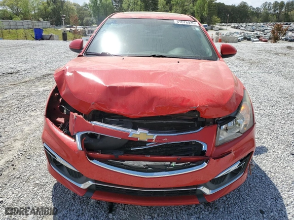 2015 Chevrolet Cruze LTZ with VIN 1G1PG5SB1F7148110, listed as a Copart auction lot 51678035 with 144,215 mi miles and Salvage Title. Bid and sale history available at carsss.com. Image 5.