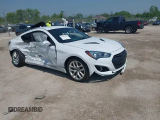 2016 Hyundai Genesis Coupe 3.8L Base with VIN KMHHT6KJ9GU131607, listed as a IAAI auction lot 42441645 with 42,848 mi miles and . Bid and sale history available at DreamBid. Image 1.
