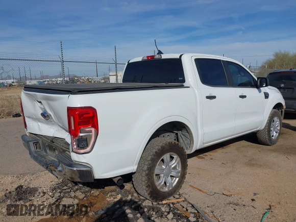 2021 Ford Ranger XL with VIN 1FTER4EH4MLE05025, listed as a IAAI auction lot 41586138 with 57,017 mi miles. Bid and sale history available at carsss.com. Image 4.