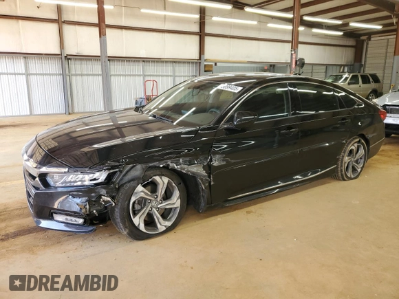 2018 Honda Accord EX with VIN 1HGCV1F48JA017222, listed as a Copart auction lot 45899405 with 66,772 mi miles and Salvage Title. Bid and sale history available at DreamBid. Image 1.