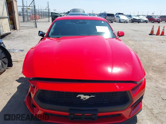 2024 Ford Mustang EcoBoost z VIN 1FA6P8TH8R5146979, wystawiony jako IAAI lot #42017450 z przebiegiem 6 253 mil mil oraz . Historia ofert i sprzedaży dostępna na DreamBid. Obrazek 12.
