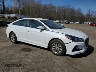 2019 Hyundai Sonata SE with VIN 5NPE24AF5KH813480, listed as a Copart auction lot 48629485 with 76,752 mi miles and Salvage Title. Bid and sale history available at carsss.com. Image 4.