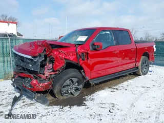 2023 Ford F-150 Lightning Pro with VIN 1FTVW1EL3PWG33595, listed as a IAAI auction lot 41609732 with NaN miles. Bid and sale history available at carsss.com. Image 19.