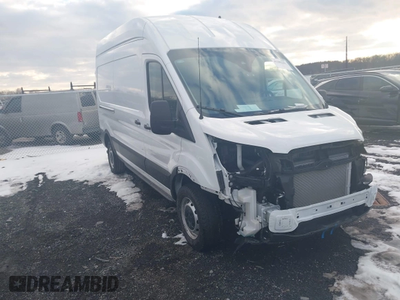 2023 Ford Transit Cargo with VIN 1FTBW1X83PKC09336, listed as a IAAI auction lot 41299101 with 10,551 mi miles and . Bid and sale history available at DreamBid. Image 1.