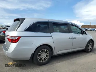 2012 Honda Odyssey EX-L with VIN 5FNRL5H62CB117251, listed as a Copart auction lot 44238135 with 74,295 mi miles and Salvage Title. Bid and sale history available at carsss.com. Image 3.