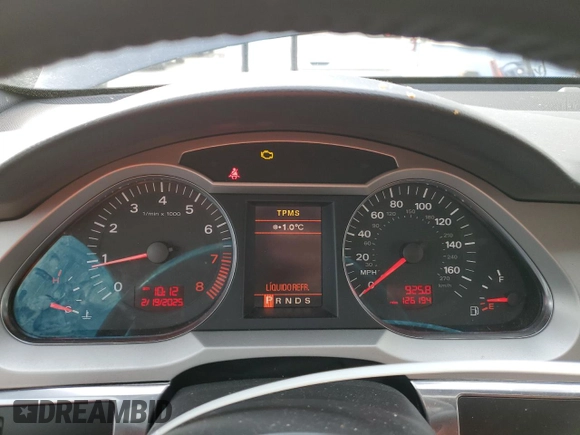 2008 Audi A6 with VIN WAUDV74F68N157537, listed as a Copart auction lot 45483575 with 126,194 mi miles and Salvage Title. Bid and sale history available at carsss.com. Image 9.