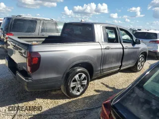 2018 Honda Ridgeline RTL with VIN 5FPYK3F54JB015872, listed as a Copart auction lot 77525614 with Not provided miles and Salvage title. Bid and sale history available at DreamBid. Image 3.