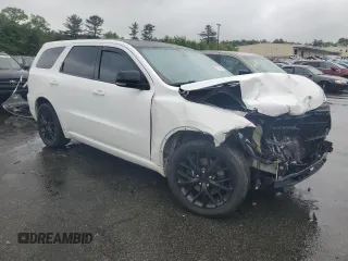 2015 Dodge Durango R/T with VIN 1C4SDJCT5FC782120, listed as a Copart auction lot 57796465 with 205,919 mi miles and Salvage title. Bid and sale history available at DreamBid. Image 4.