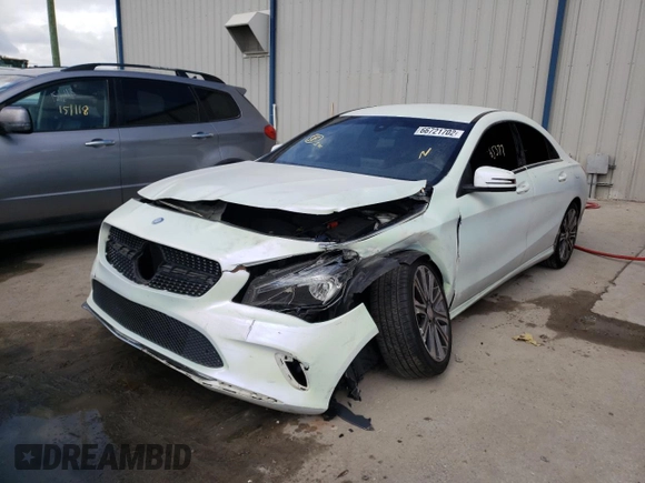 2017 Mercedes-Benz CLA with VIN WDDSJ4GB2HN476923, listed as a Copart auction lot 66721702 with 65,377 mi miles. Bid and sale history available at carsss.com. Image 2.
