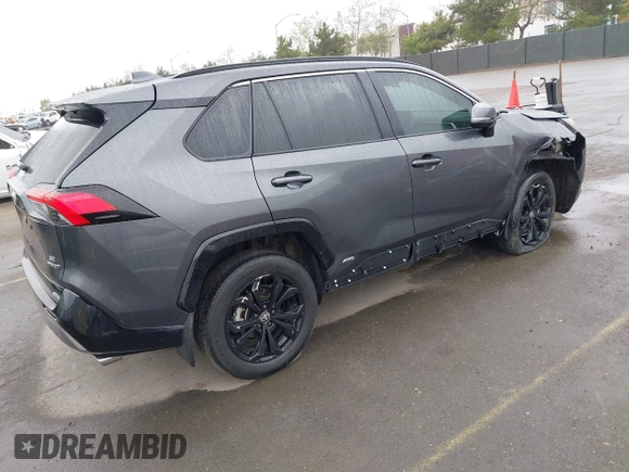 2024 Toyota RAV4 Hybrid SE with VIN 2T3T6RFV0RW055852, listed as a IAAI auction lot 41804088 with 36,428 mi miles and . Bid and sale history available at DreamBid. Image 4.