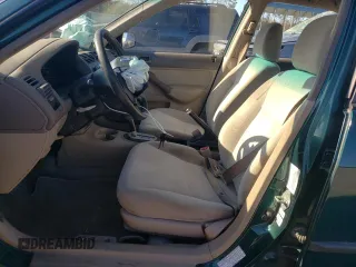 2001 Honda Civic DX with VIN 2HGES16231H525518, listed as a Copart auction lot 80612734 with 185,661 mi miles and Salvage Title. Bid and sale history available at carsss.com. Image 7.