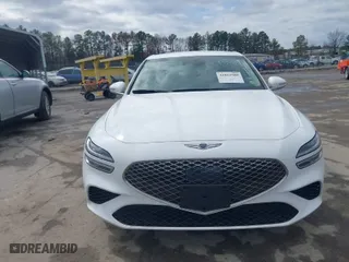 2025 Genesis G70 2.5T with VIN KMTG34SC5SU153586, listed as a IAAI auction lot 41812509 with 7,542 mi miles. Bid and sale history available at carsss.com. Image 6.