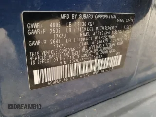 2019 Subaru Outback Premium with VIN 4S4BSAFC1K3328082, listed as a Copart auction lot 50926195 with 96,072 mi miles and Salvage Title. Bid and sale history available at DreamBid. Image 15.