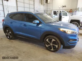 2016 Hyundai Tucson Limited with VIN KM8J3CA25GU047150, listed as a Copart auction lot 50047175 with 117,541 mi miles and Salvage Title. Bid and sale history available at carsss.com. Image 4.