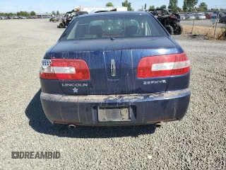 2006 Lincoln Zephyr z VIN 3LNHM261X6R651076, wystawiony jako Copart lot #69798634 z przebiegiem 155 558 mil mil oraz Szkody całkowita. Historia ofert i sprzedaży dostępna na DreamBid. Obrazek 6.