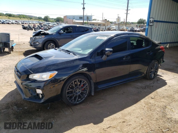 2018 Subaru WRX Premium with VIN JF1VA1B65J9803903, listed as a Copart auction lot 72240224 with 75,416 mi miles and Salvage Title. Bid and sale history available at carsss.com. Image 1.