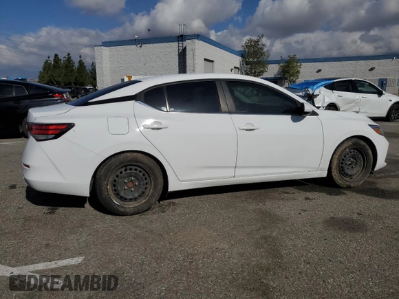 2020 Nissan Sentra S with VIN 3N1AB8BV4LY220180, listed as a Copart auction lot 47494095 with 128,687 mi miles and Salvage Title. Bid and sale history available at carsss.com. Image 3.