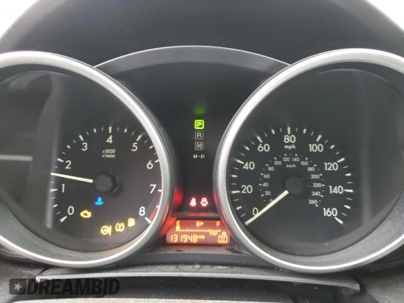 2012 Mazda 5 Touring with VIN JM1CW2CL8C0121599, listed as a Copart auction lot 50520895 with 131,948 mi miles and Salvage title. Bid and sale history available at DreamBid. Image 9.