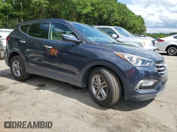 2018 Hyundai Santa Fe 2.4L with VIN 5NMZU3LB3JH056056, listed as a Copart auction lot 60928835 with 93,504 mi miles and Salvage title. Bid and sale history available at DreamBid. Image 4.