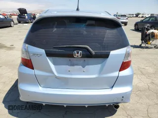 2010 Honda Fit Sport with VIN JHMGE8H49AC011812, listed as a Copart auction lot 60341615 with 187,428 mi miles and Salvage title. Bid and sale history available at DreamBid. Image 6.
