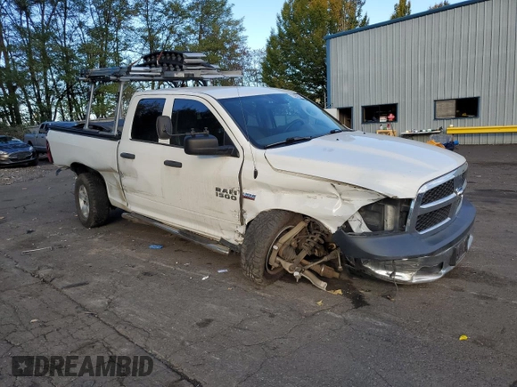 2017 Ram 1500 Tradesman with VIN 1C6RR7FT1HS764518, listed as a Copart auction lot 77425204 with 87,145 mi miles and Salvage title. Bid and sale history available at DreamBid. Image 4.