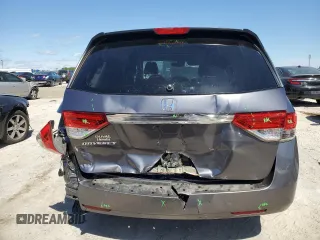 2016 Honda Odyssey EX-L with VIN 5FNRL5H6XGB100929, listed as a Copart auction lot 48889205 with 148,766 mi miles and Salvage Title. Bid and sale history available at DreamBid. Image 6.