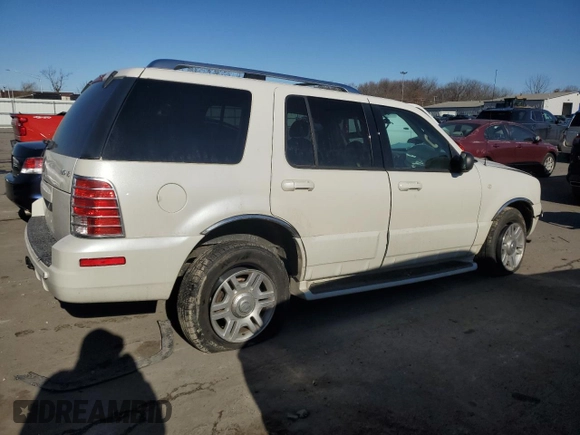 2004 Mercury Mountaineer Convenience z VIN 4M2DU86W64ZJ49413, wystawiony jako Copart lot #88571635 z przebiegiem 158 764 mil mil oraz Szkody całkowita. Historia ofert i sprzedaży dostępna na DreamBid. Obrazek 3.