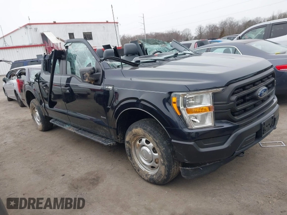 2021 Ford F-150 XL with VIN 1FTEW1EP6MFB59561, listed as a IAAI auction lot 41598532 with 68,662 mi miles and . Bid and sale history available at DreamBid. Image 1.
