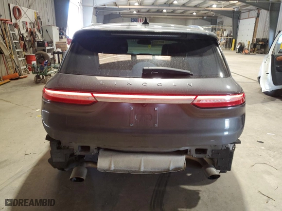 2020 Lincoln Corsair Standard with VIN 5LMCJ1D99LUL25518, listed as a Copart auction lot 53654055 with 34,795 mi miles and Salvage Title. Bid and sale history available at carsss.com. Image 6.