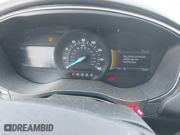 2018 Ford Fusion SE with VIN 3FA6P0HD4JR200691, listed as a IAAI auction lot 41792959 with 109,534 mi miles. Bid and sale history available at carsss.com. Image 7.