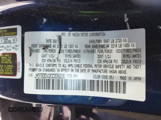2012 Mazda CX-9 Grand Touring with VIN JM3TB3DV2C0338235, listed as a IAAI auction lot 41592307 with 1 mi miles. Bid and sale history available at carsss.com. Image 9.