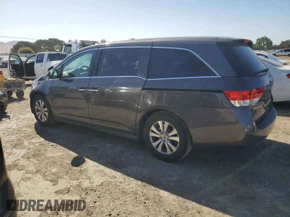 2015 Honda Odyssey EX z VIN 5FNRL5H42FB038651, wystawiony jako Copart lot #58861135 z przebiegiem 98 358 mil mil oraz Szkoda całkowita • Salvage title. Historia ofert i sprzedaży dostępna na DreamBid. Obrazek 2.