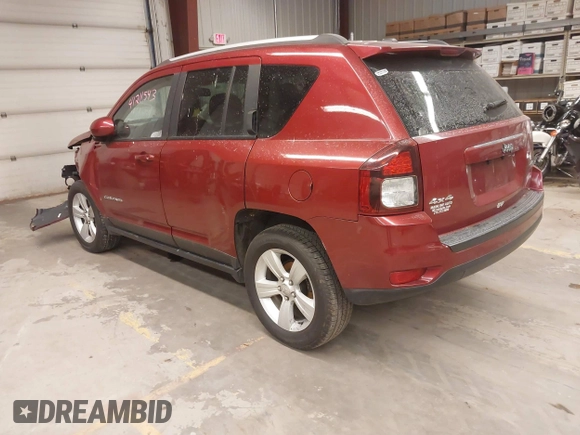 2017 Jeep Compass Latitude with VIN 1C4NJDEB5HD191178, listed as a IAAI auction lot 41211543 with 116,130 mi miles and . Bid and sale history available at DreamBid. Image 3.