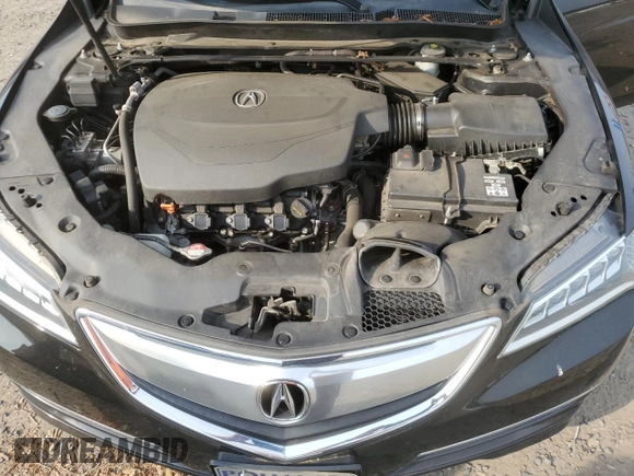 2015 Acura TLX Technology with VIN 19UUB2F50FA017332, listed as a Copart auction lot 60505425 with 108,617 mi miles and Salvage title. Bid and sale history available at DreamBid. Image 11.