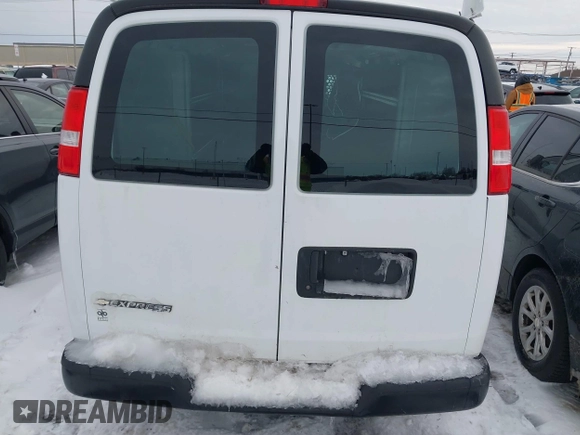 2021 Chevrolet Express Cargo with VIN 1GCWGAF70M1311573, listed as a IAAI auction lot 41619239 with 46,728 mi miles and . Bid and sale history available at DreamBid. Image 16.