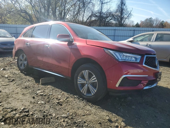 2020 Acura MDX with VIN 5J8YD3H32LL006975, listed as a Copart auction lot 81951724 with 44,345 mi miles and Salvage title. Bid and sale history available at DreamBid. Image 4.