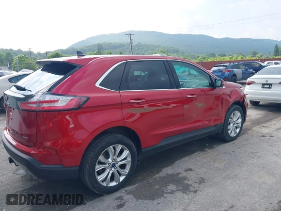 2022 Ford Edge Titanium with VIN 2FMPK4K94NBA43561, listed as a IAAI auction lot 42445617 with 44,029 mi miles and . Bid and sale history available at DreamBid. Image 4.